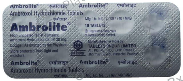 Ambrolite 30mg Tablet 10s