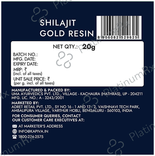 Kapiva Shilajit Gold Resin 20gm