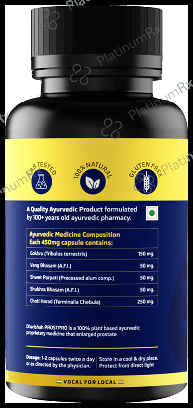 Dharishah Ayurveda Prostpro Capsule for Enlarged Prostate