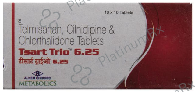 Tsart Trio 40/10/6.25mg Tablet 10s
