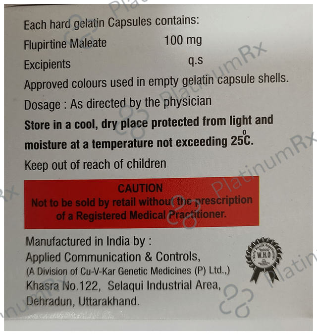 Safertine 100mg Capsule