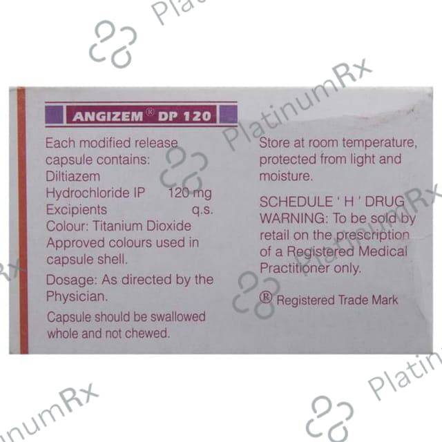 Angizem DP 120mg Capsule MR 10s