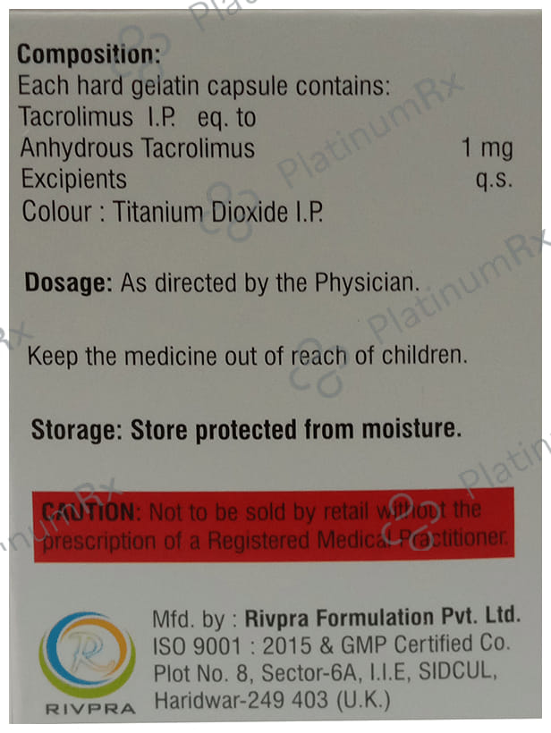 Tacroriv 1mg Capsule