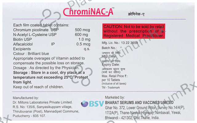Chrominac A Tablet 10s