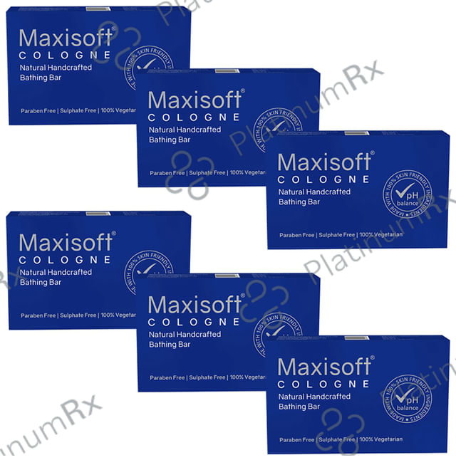 Maxisoft Cologne Bathing Bar (75gm Each) 6 units