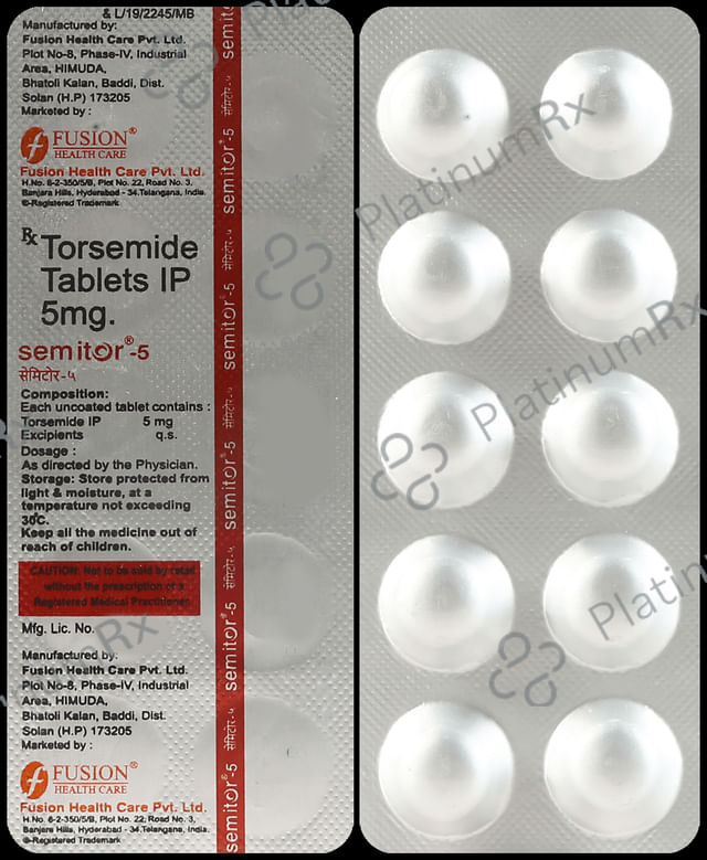 Semitor 5mg Tablet 10s