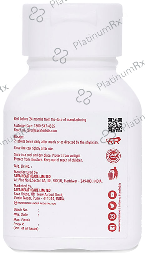 Sava Herbals Mussk Tablet 30 tablets