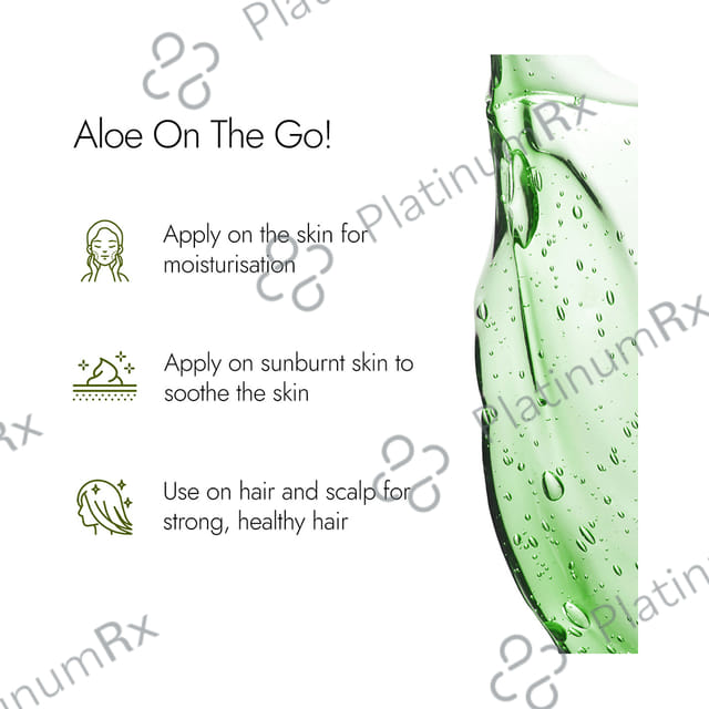 Pure Aloe Vera Gel 500g - Face & Hair - Hydrating, Moisturizing, Soothing- Multipurpose Gel Gel 500 gm
