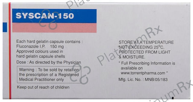 Syscan 150mg Capsule 1s