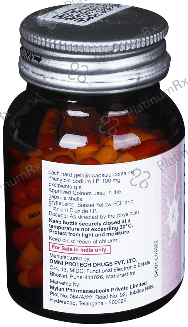 Dilantin 100mg Capsule 100s