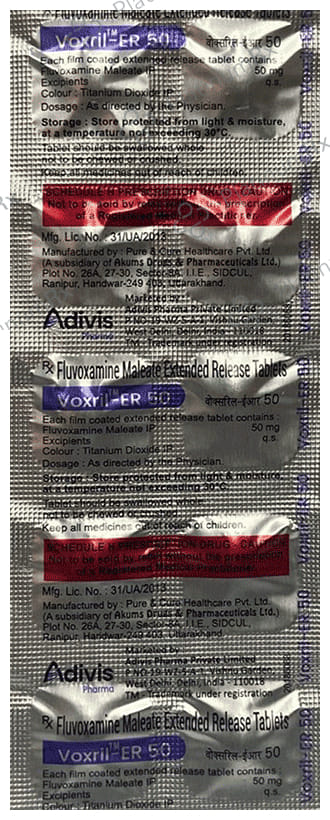 Voxril ER 50mg Tablet 10s