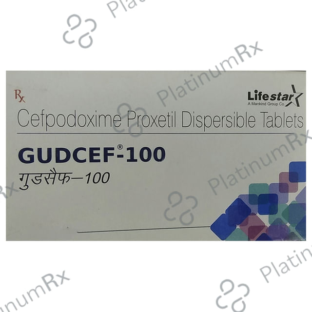 Gudcef DT 100mg Tablet 10s