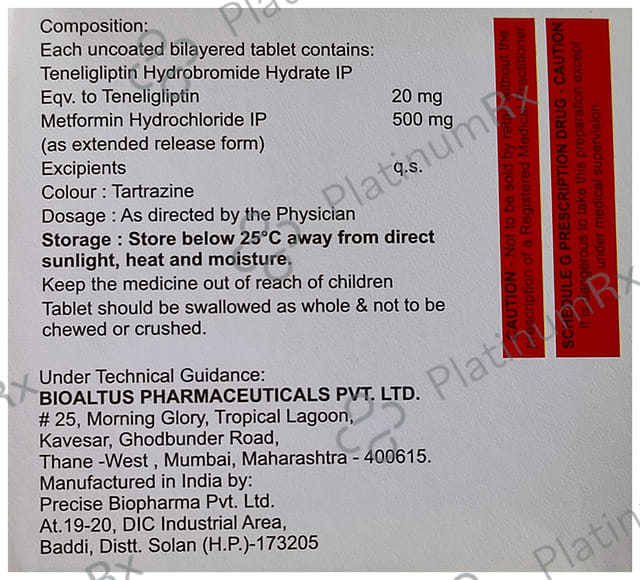 Tencrine M20 Tablet ER