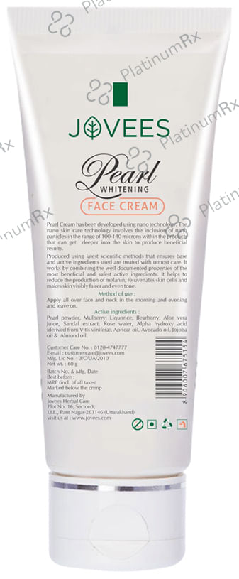 Jovees Pearl Whitening Face Cream