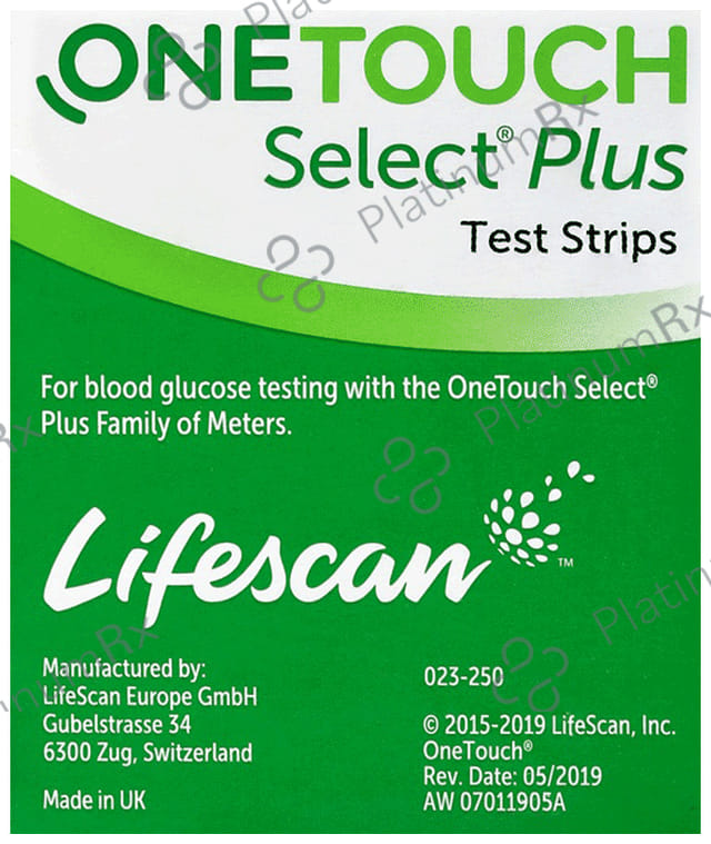 OneTouch Select Plus Test Strip Green 25s