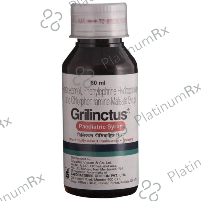 Grilinctus Paediatric Syrup 60ml