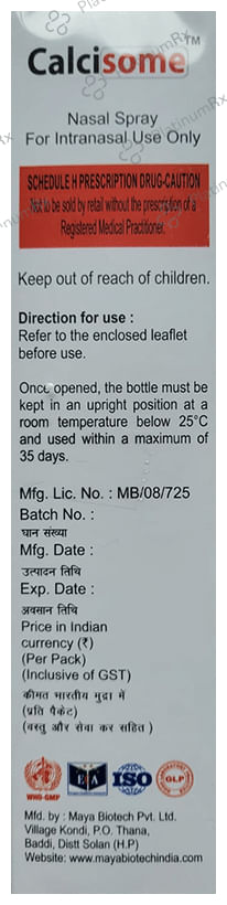 Calcisome Nasal Spray