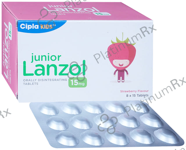 Junior Lanzol 15mg Tablet DT 15s