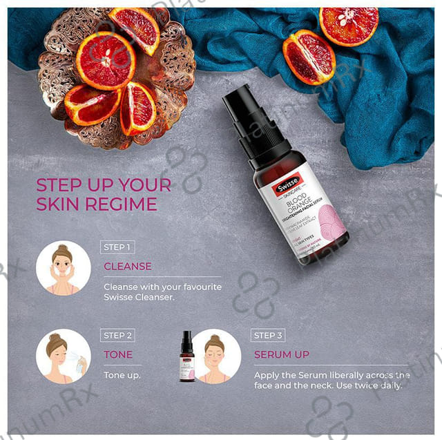 Swisse Skincare Blood Orange Brightening Facial Serum