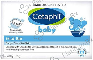 Cetaphil Baby Mild Bar Soap 75gm