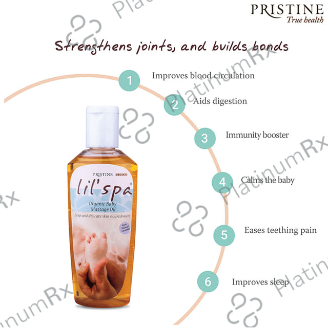 Pristine Lil' Spa Organic Baby Massage Oil