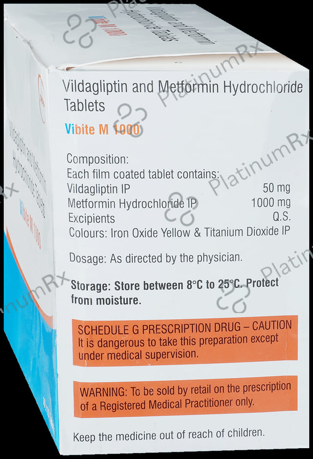Vibite M 1000/50mg Tablet 15s