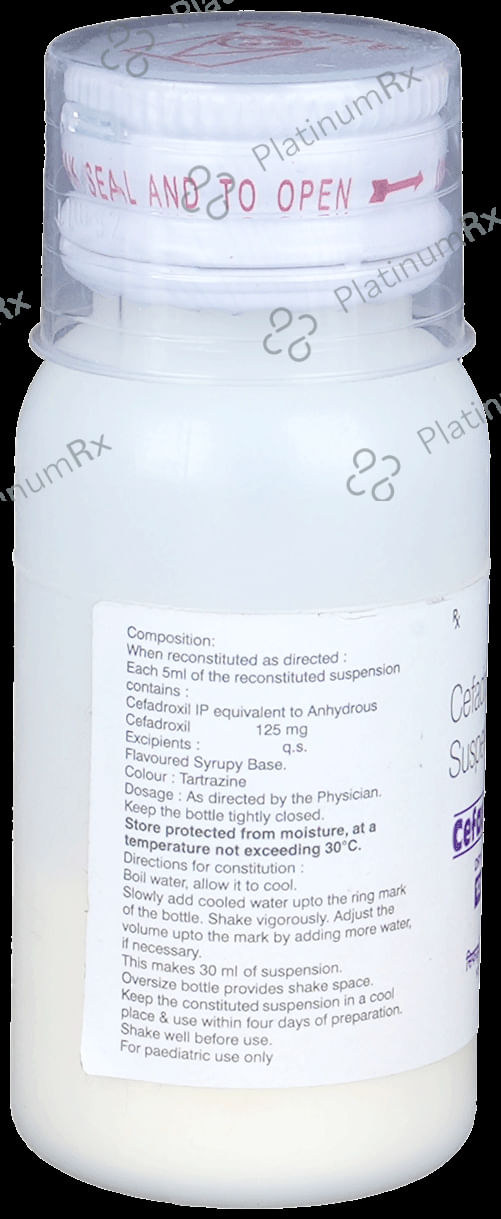 Cefadrox 125mg Dry Syrup 30ml