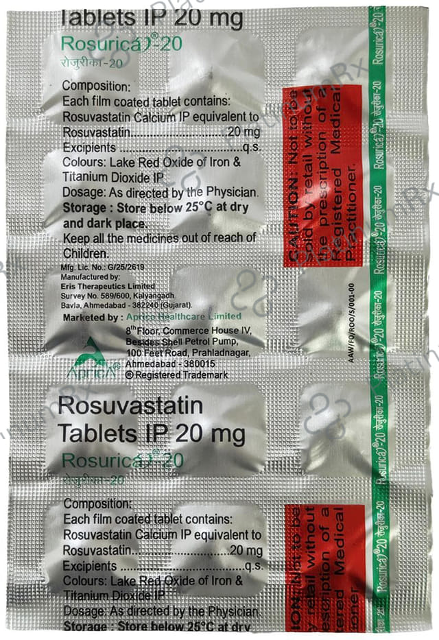 Rosurica 20 Tablet