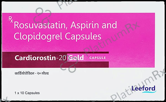 Cardiorostin Gold 75/20/75mg Capsule 10s