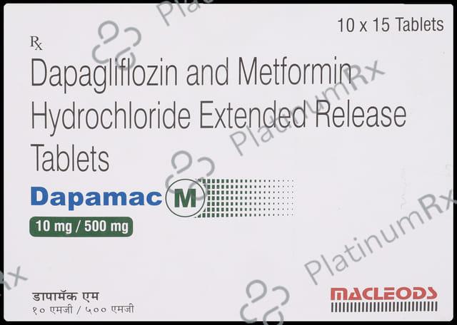 Dapamac M 10/500mg Tablet ER 15s