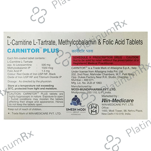 Carnitor Plus Tablet