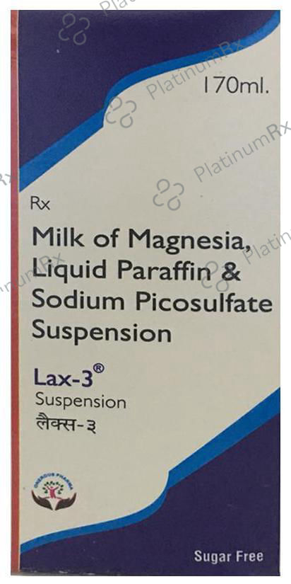 Lax 3 Oral Suspension Sugar Free