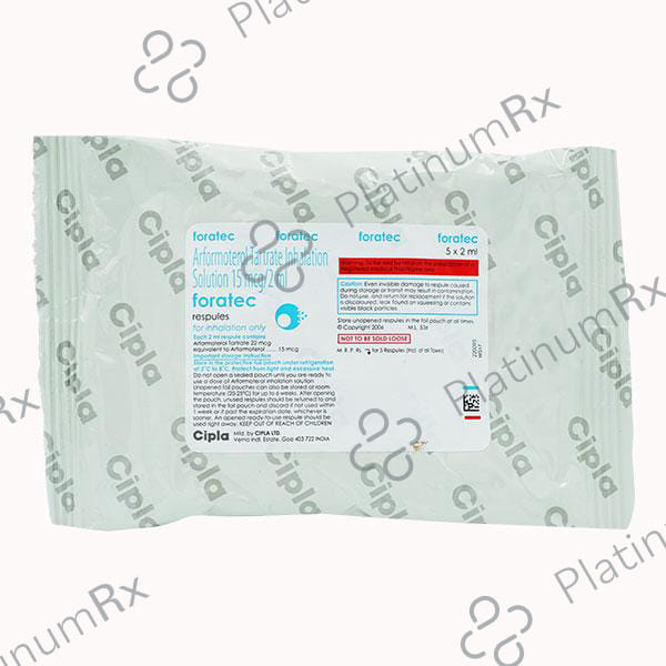 Foratec 15mcg Respules 5X2ml