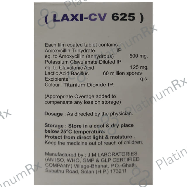 Laxi-CV 625 Tablet