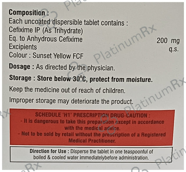 Fixskan 200mg Tablet DT 10s