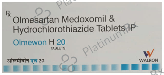 Olmewon H 20 Tablet 10 Tablet Walron Health Pvt