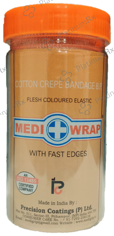 Mediwrap Cotton Crepe Bandages BP with Fast Edges 10cm x 4m