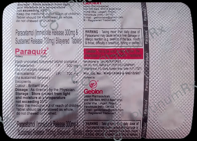 Paraquiz Tablet SR 10s