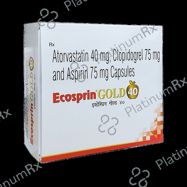 Ecosprin Gold 40/75/75mg Capsule 15s