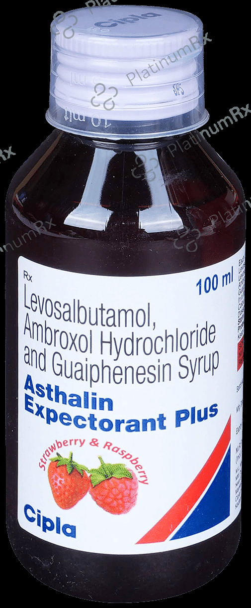 Asthalin Plus 15/50/0.5mg Syrup 100ml