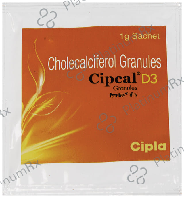 Cipcal D3 60000IU Granules 1gm