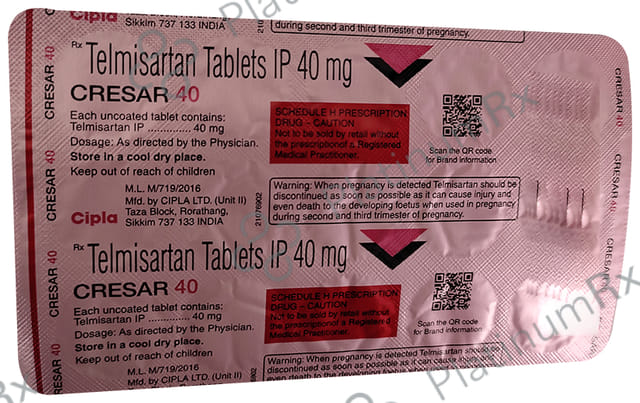 Cresar 40mg Tablet 15s