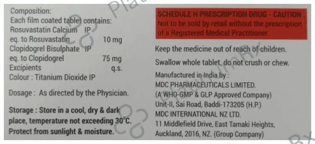 Rosuroy CV 10 Tablet