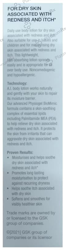 Physiogel Hypoallergenic Calming Relief AI Lotion 100ml