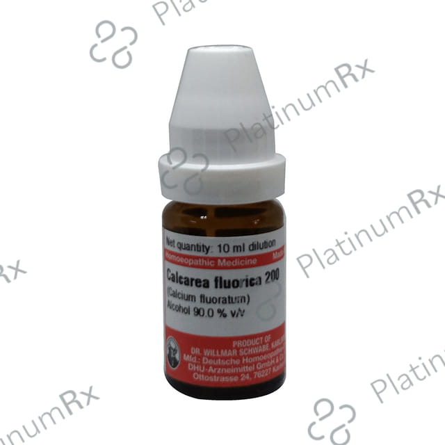 Dr Willmar Schwabe Germany Calcarea Fluorica (Calcium Fluoratum) Dilution 200
