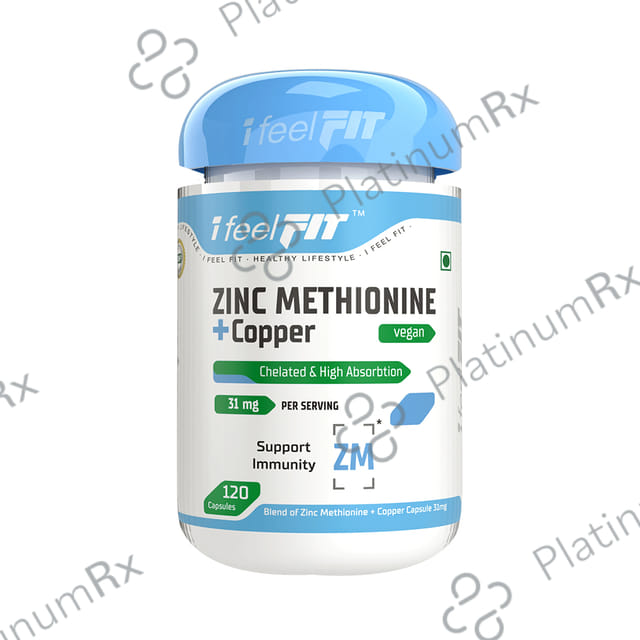 iFeelFIT Zinc Methionine + Copper Chelated & High Absorption Capsule