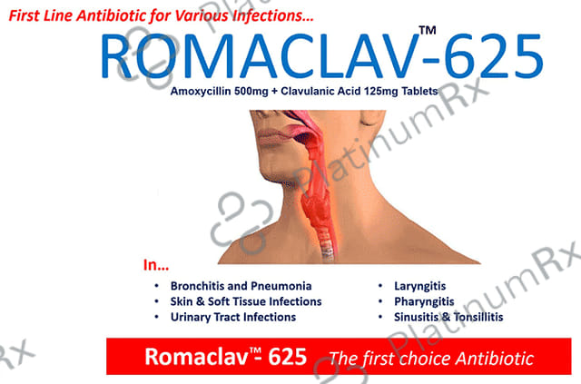 Romaclav 625 Tablet