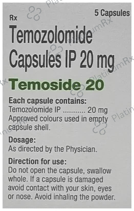 Temoside 20mg Capsule 5s