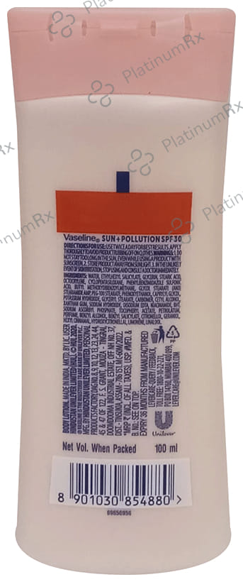 Vaseline Sun+ Pollution Protection Multi-Vitamin UV Lotion