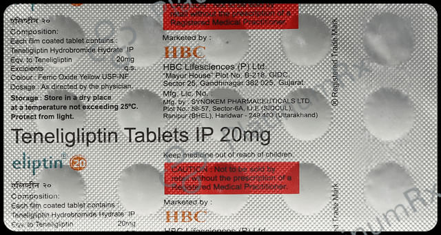 Eliptin 20mg Tablet 15s